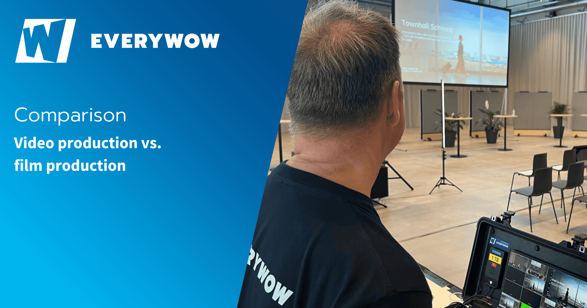 Comparing video production vs. film production